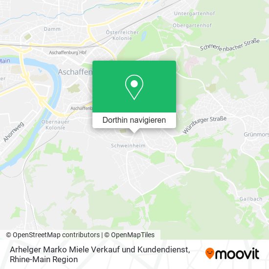 Arhelger Marko Miele Verkauf und Kundendienst Karte