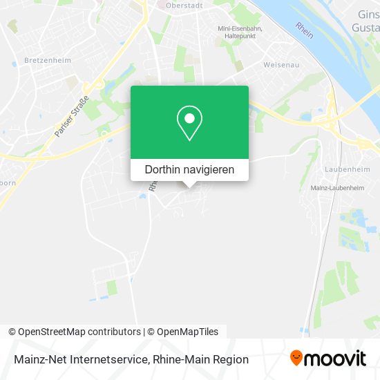 Mainz-Net Internetservice Karte