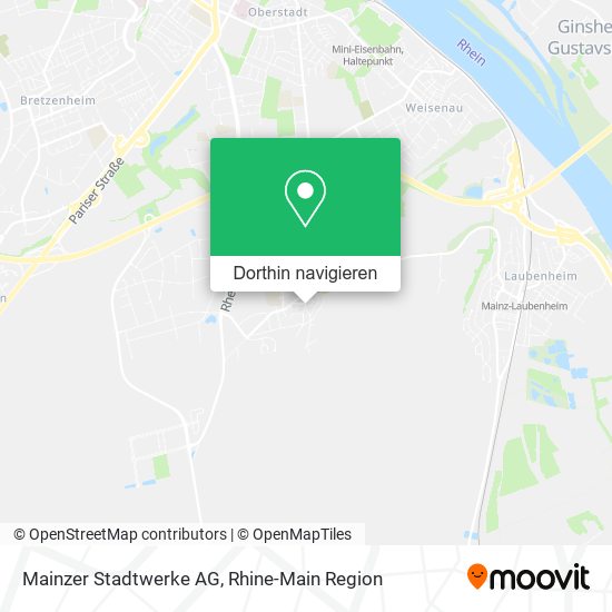 Mainzer Stadtwerke AG Karte