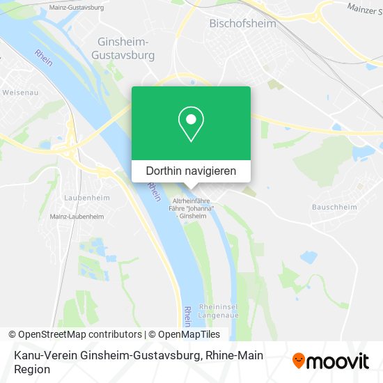 Kanu-Verein Ginsheim-Gustavsburg Karte
