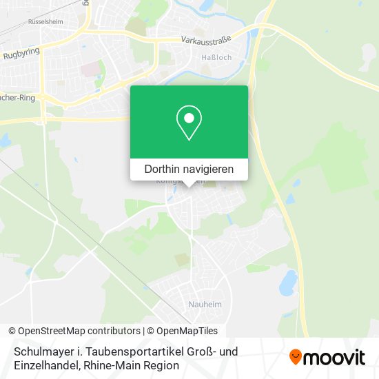 Schulmayer i. Taubensportartikel Groß- und Einzelhandel Karte