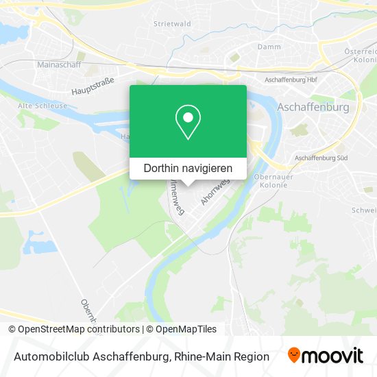 Automobilclub Aschaffenburg Karte