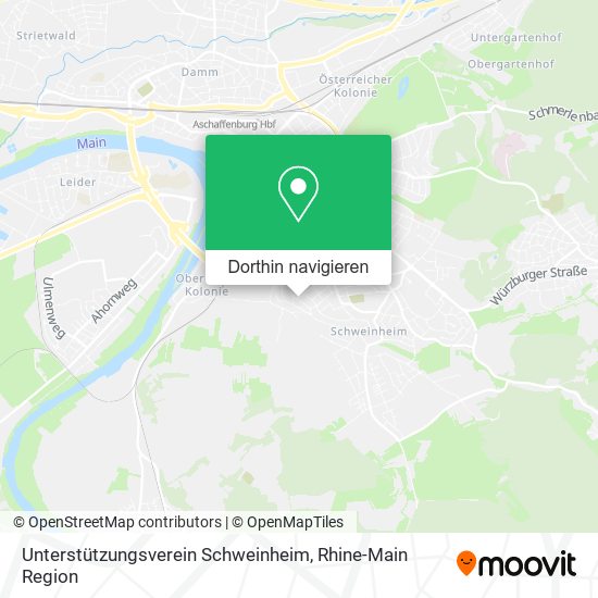 Unterstützungsverein Schweinheim Karte