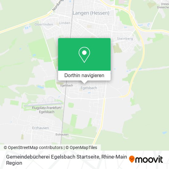 Gemeindebücherei Egelsbach Startseite Karte
