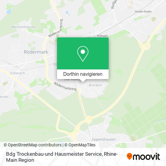 Bdg Trockenbau-und Hausmeister Service Karte