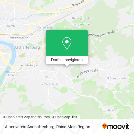 Alpenverein Aschaffenburg Karte