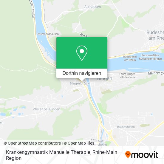 Krankengymnastik Manuelle Therapie Karte