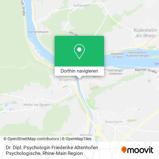 Dr. Dipl. Psychologin Friederike Altenhofen Psychologische Karte