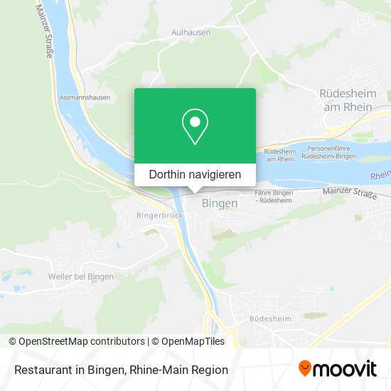 Restaurant in Bingen Karte