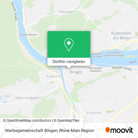 Werbegemeinschaft Bingen Karte