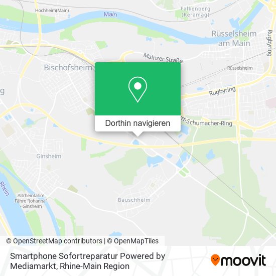 Smartphone Sofortreparatur Powered by Mediamarkt Karte