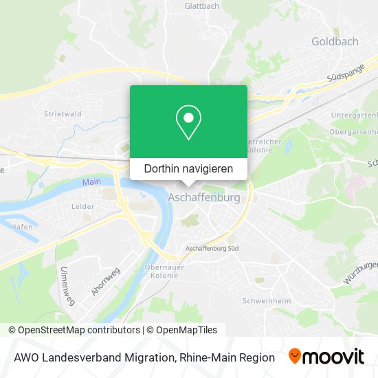 AWO Landesverband Migration Karte