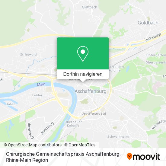 Chirurgische Gemeinschaftspraxis Aschaffenburg Karte