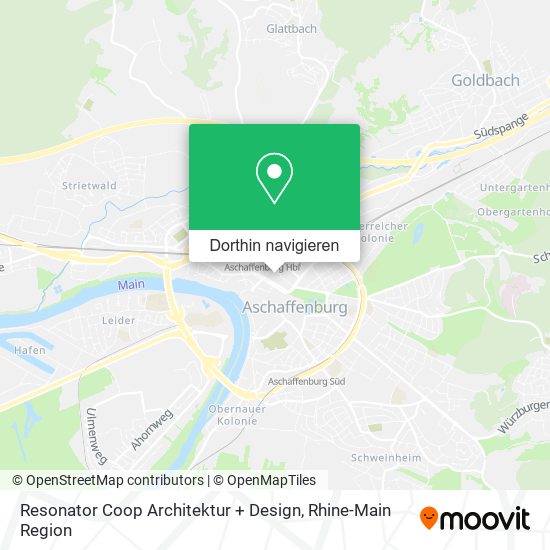 Resonator Coop Architektur + Design Karte