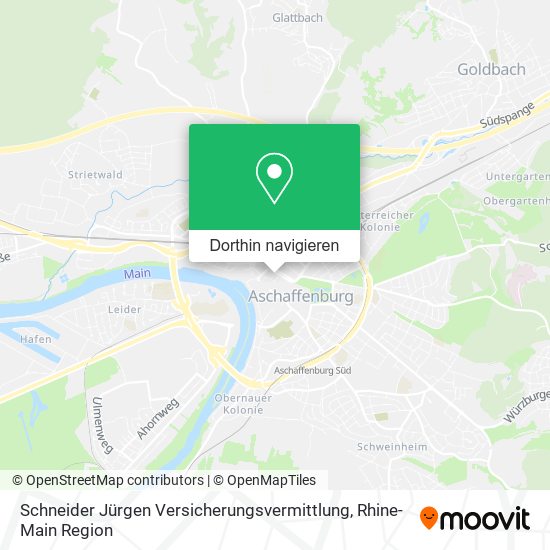 Schneider Jürgen Versicherungsvermittlung Karte