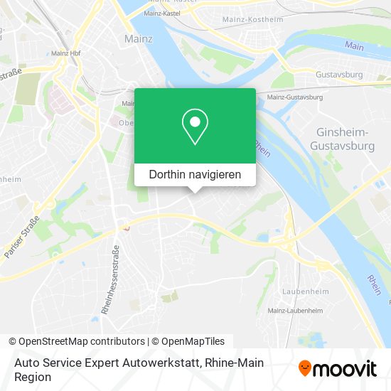 Auto Service Expert Autowerkstatt Karte