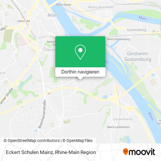 Eckert Schulen Mainz Karte