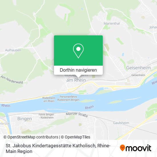 St. Jakobus Kindertagesstätte Katholisch Karte