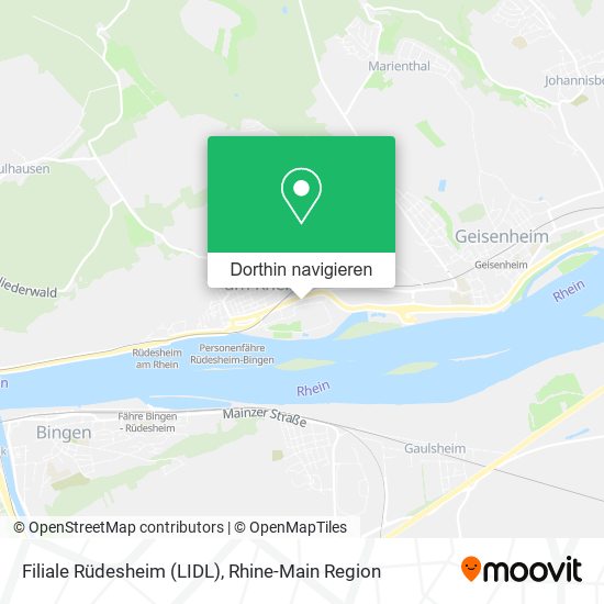 Filiale Rüdesheim (LIDL) Karte