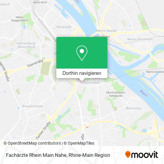 Fachärzte Rhein Main Nahe Karte