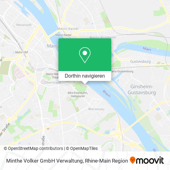 Minthe Volker GmbH Verwaltung Karte