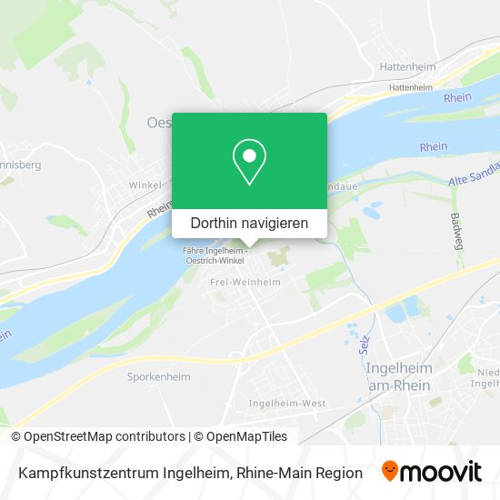 Kampfkunstzentrum Ingelheim Karte
