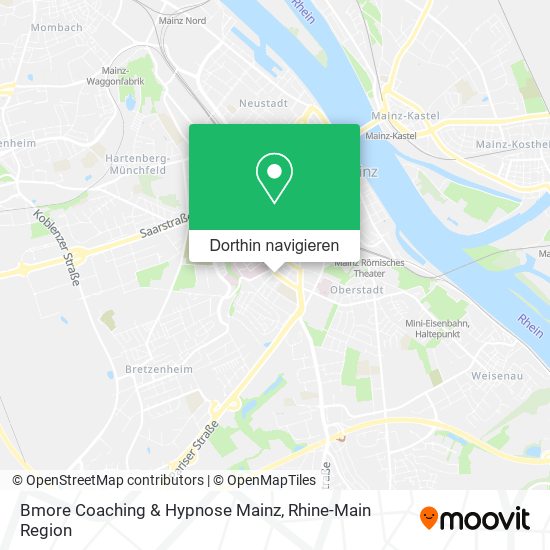 Bmore Coaching & Hypnose Mainz Karte
