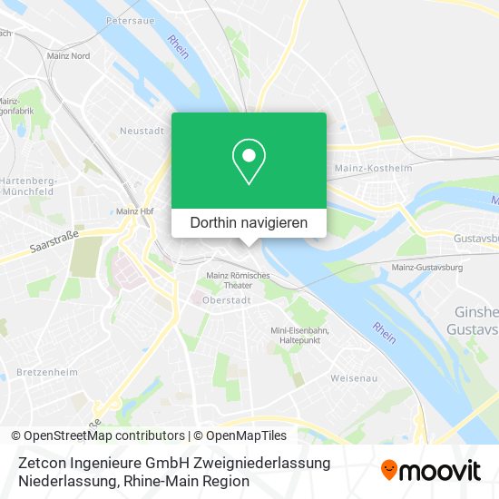 Zetcon Ingenieure GmbH Zweigniederlassung Niederlassung Karte