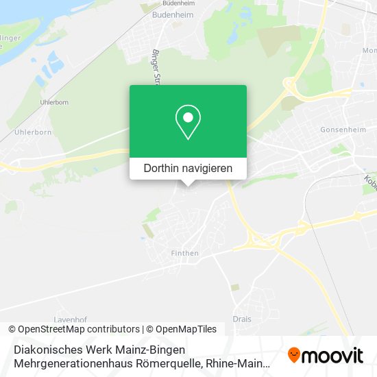 Diakonisches Werk Mainz-Bingen Mehrgenerationenhaus Römerquelle Karte
