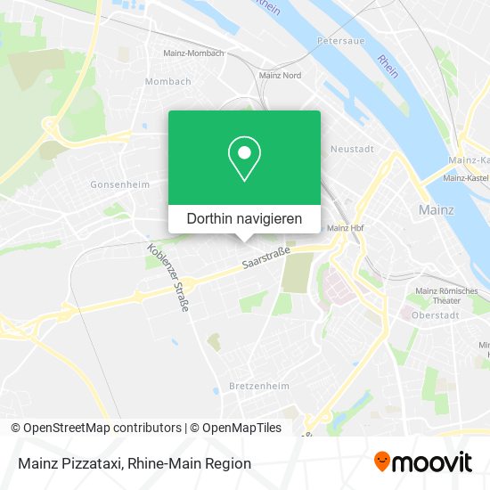 Mainz Pizzataxi Karte