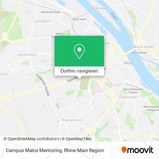 Campus Mainz Mentoring Karte