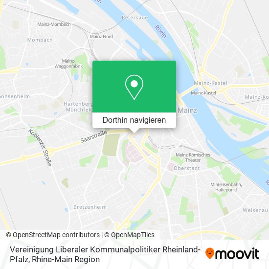 Vereinigung Liberaler Kommunalpolitiker Rheinland-Pfalz Karte