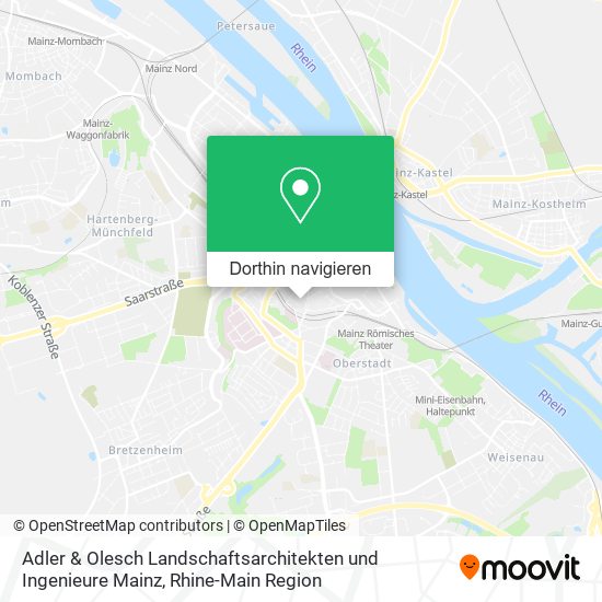 Adler & Olesch Landschaftsarchitekten und Ingenieure Mainz Karte