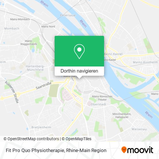 Fit Pro Quo Physiotherapie Karte