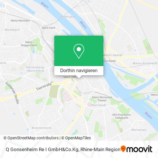 Q Gonsenheim Re I GmbH&Co.Kg Karte