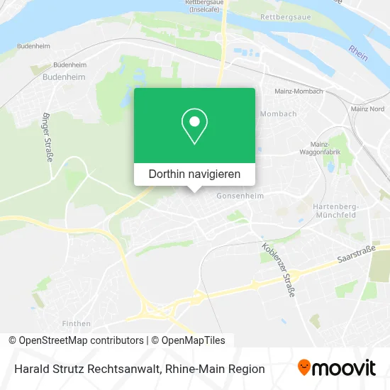 Harald Strutz Rechtsanwalt Karte