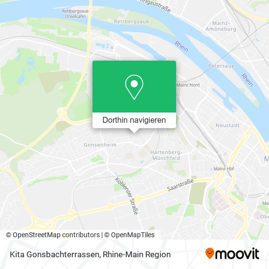 Kita Gonsbachterrassen Karte