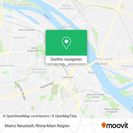 Mainz Neustadt Karte