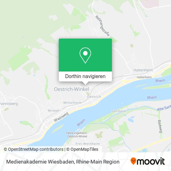 Medienakademie Wiesbaden Karte