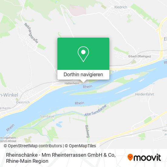 Rheinschänke - Mm Rheinterrassen GmbH & Co Karte