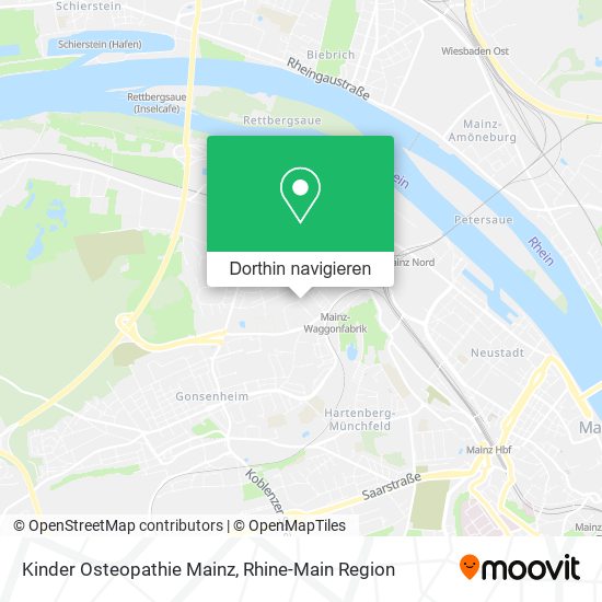 Kinder Osteopathie Mainz Karte