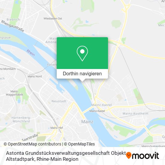 Astonta Grundstücksverwaltungsgesellschaft Objekt Altstadtpark Karte