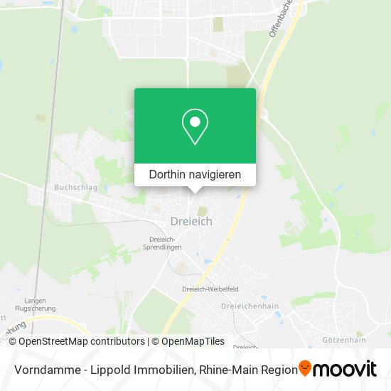 Vorndamme - Lippold Immobilien Karte