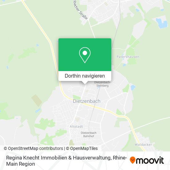 Regina Knecht Immobilien & Hausverwaltung Karte