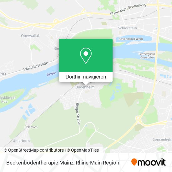 Beckenbodentherapie Mainz Karte