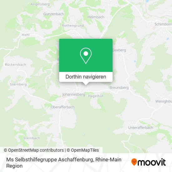 Ms Selbsthilfegruppe Aschaffenburg Karte