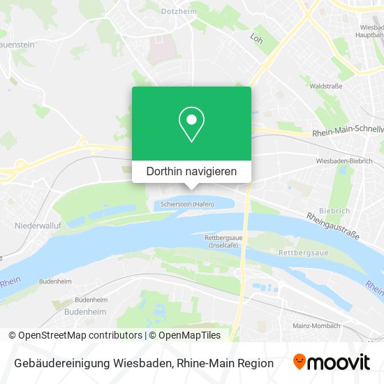Gebäudereinigung Wiesbaden Karte