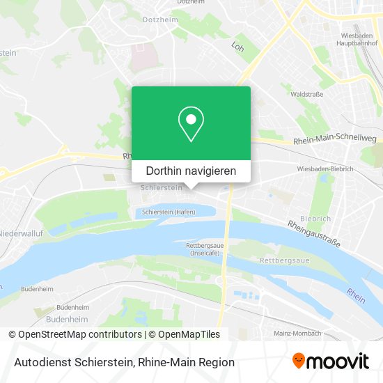 Autodienst Schierstein Karte