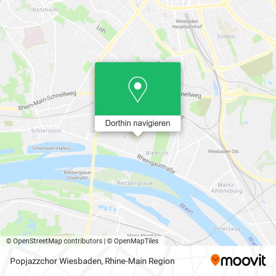 Popjazzchor Wiesbaden Karte