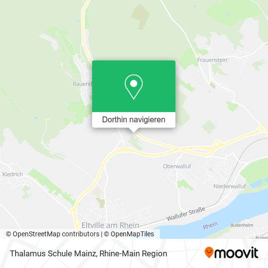 Thalamus Schule Mainz Karte